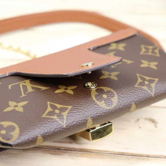 Louis Vuitton Padlock on Strap Handbag Monogram Canvas and Leather Brown Caramel - Picture 16 of 16